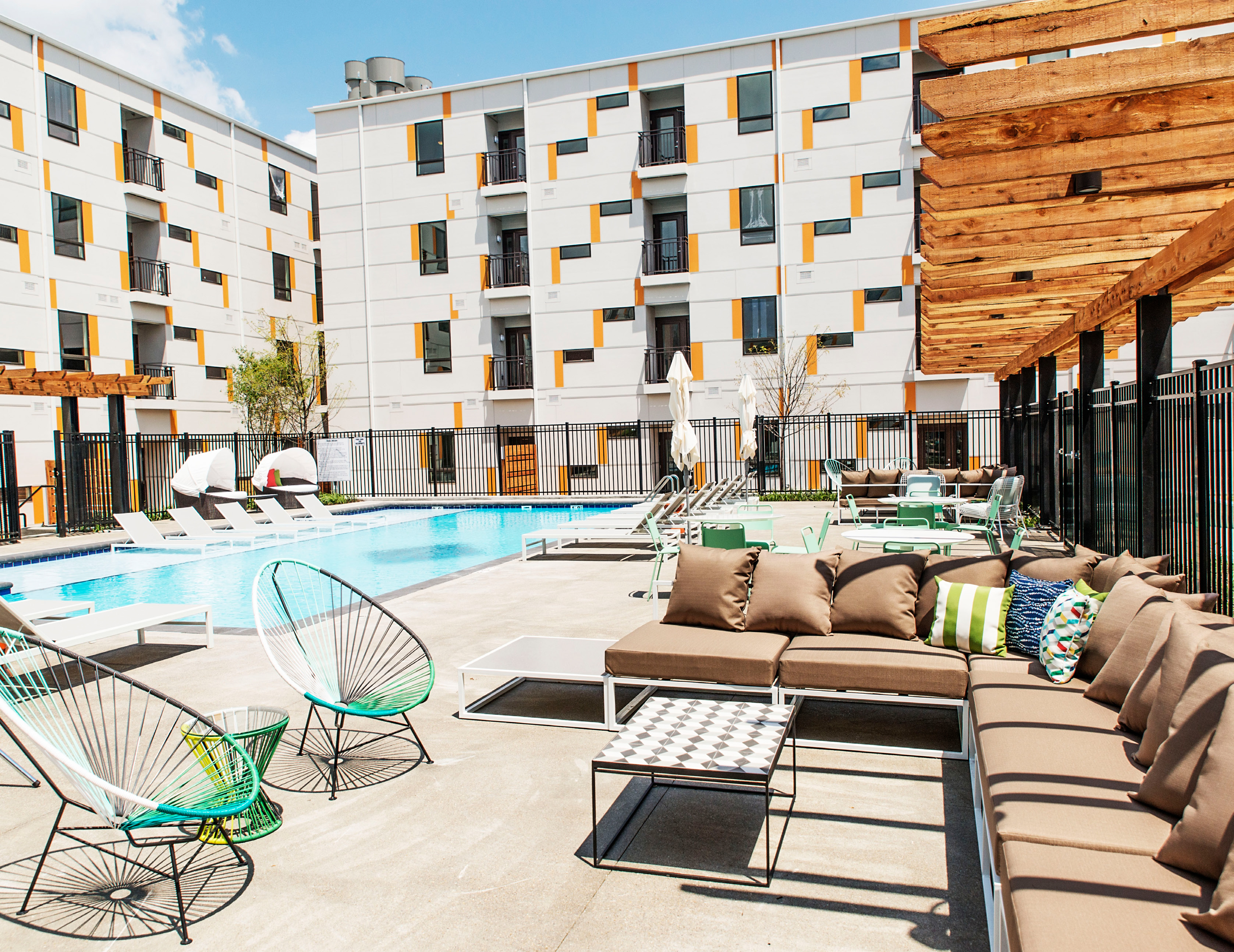 Pool at Lockerbie Lofts, a Waypoint Residential apartment community